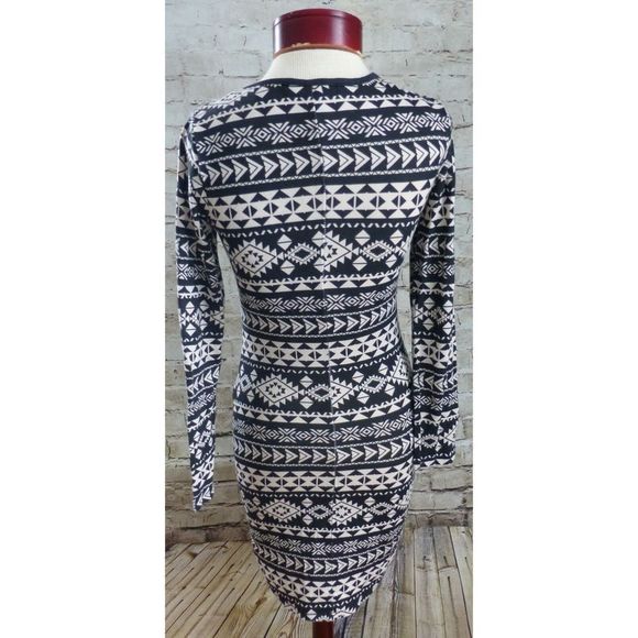 Derek Heart Dress Size Medium Junior Girls  Black Tan - Picture 4 of 5